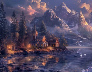 AI_Village in Mtns_Kinkade_2