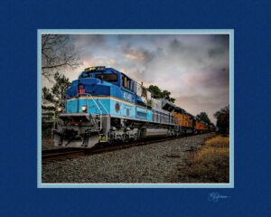 Matted Bush Train_16X20_11X14 opening
