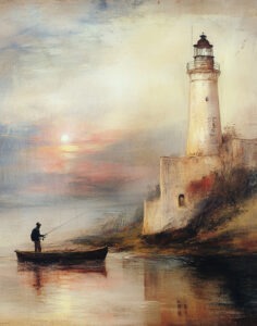 AI_Serene Fishing Lake